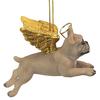 Design Toscano Honor the Pooch: French Bulldog Holiday Dog Angel Ornament JH170717